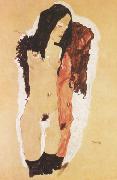 Egon Schiele Two Reclining Girls (mk12) oil painting picture wholesale